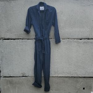 Women's Classic Blue Denim Jumpsuit